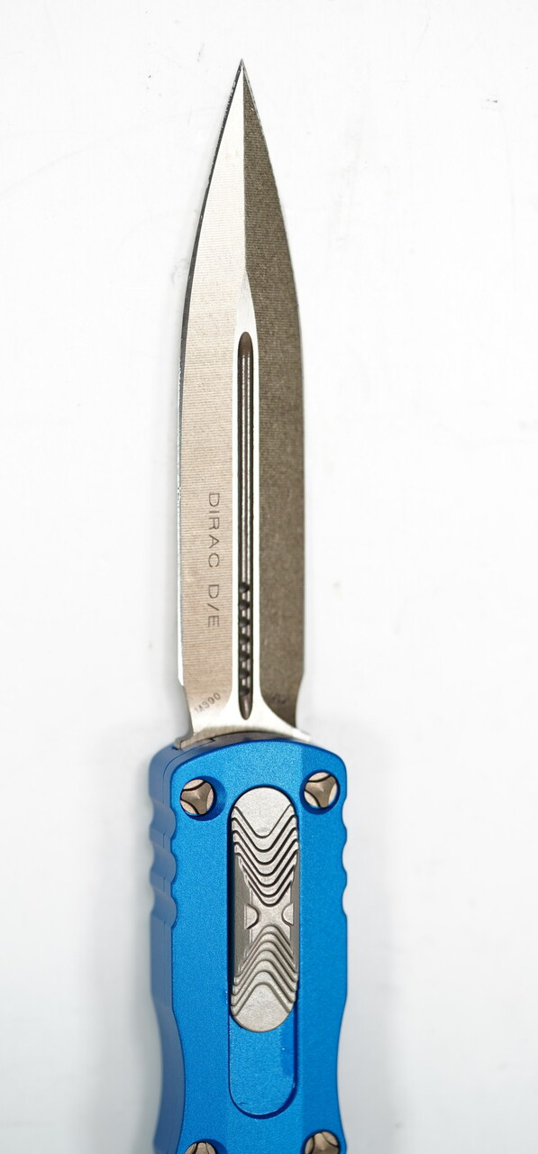 Microtech 225-13BL Dirac Double Edge Bronze & Blue - Image 5
