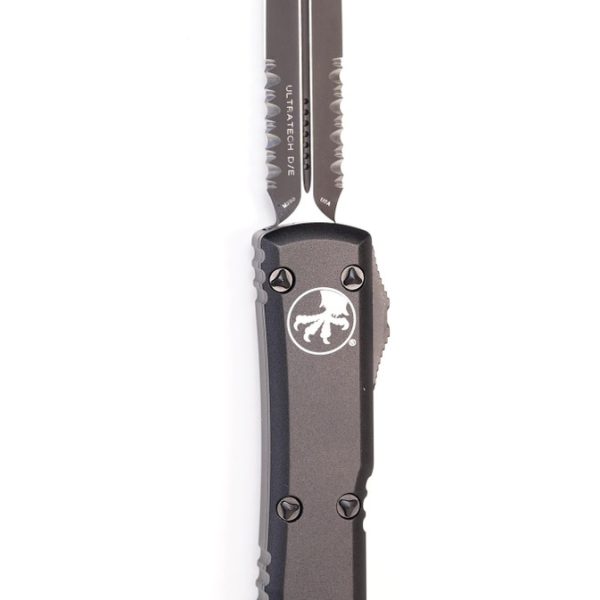 Microtech Ultratech Tactical, Black Aluminum Handle