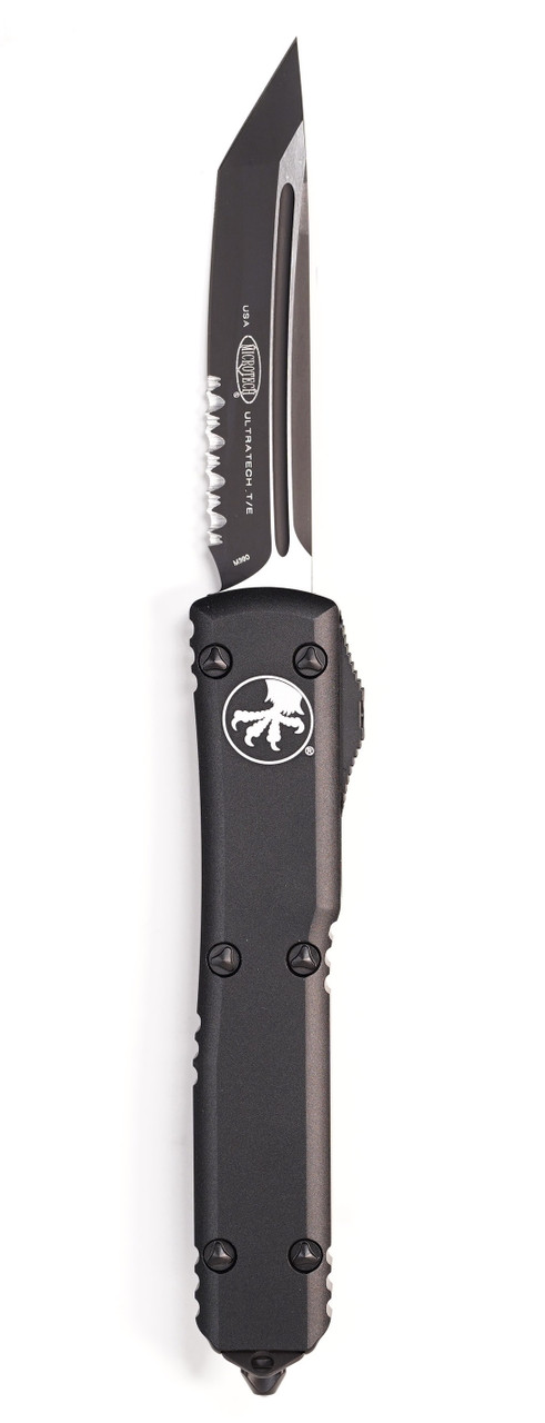 Microtech 123-2T Ultratech Tactical Black, Black Handles