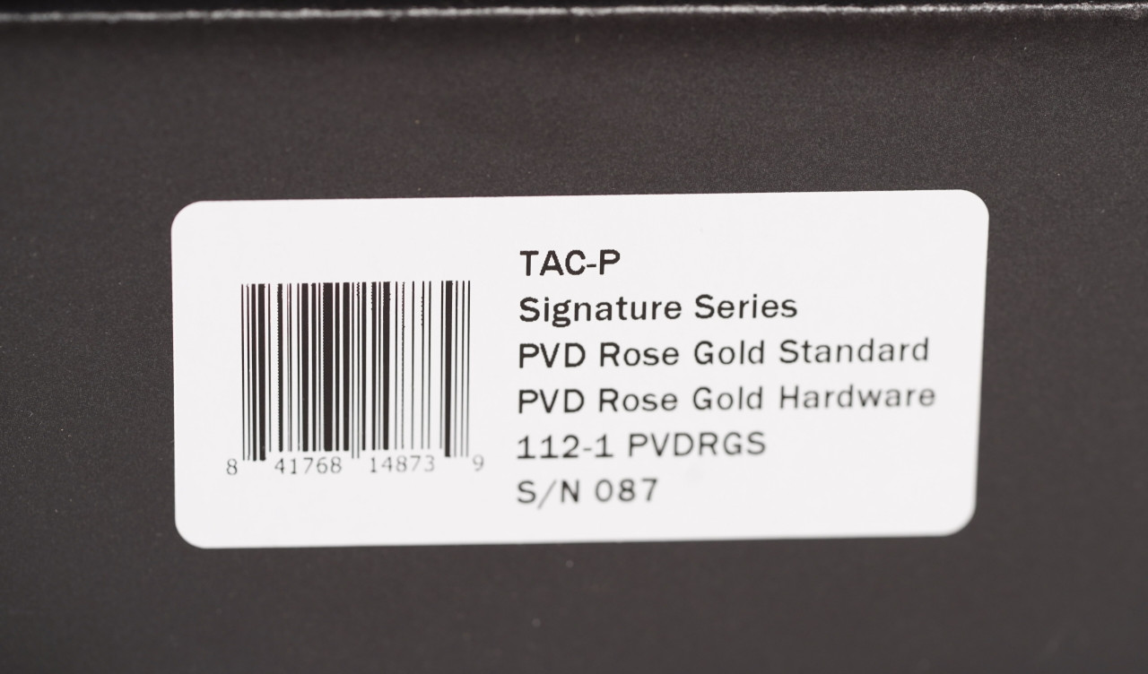 Microtech 112-1PVDRGS TAC-P Rose Gold Coated Tactical Spike - Image 7