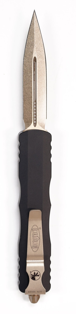 Microtech 225-13 Dirac OTF Knife 2.92" Bronze D/E Dagger - Image 2