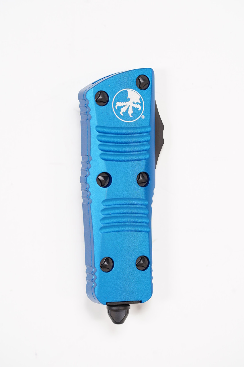 Microtech 238-3BL Troodon Mini D/E Combo Dagger, BLU Handle - Image 3
