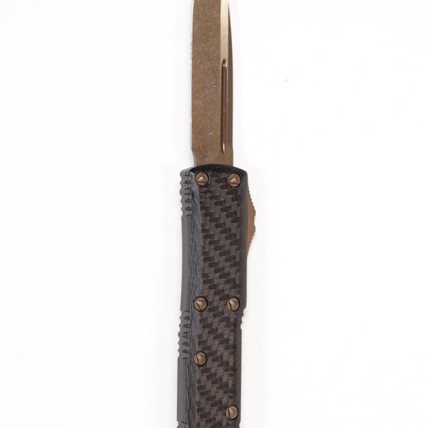 Microtech 231-13APCFS UTX-85 Signature Series Bronze, CF Top