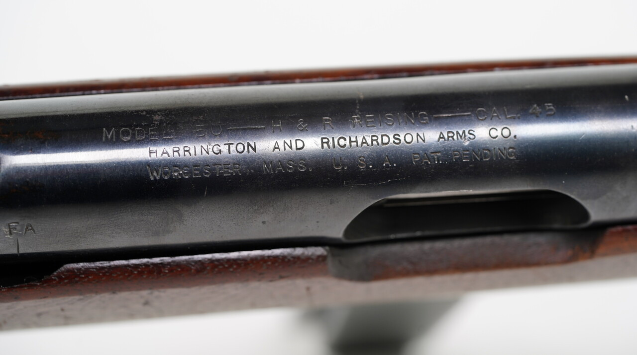 Reising H&R Model 50 45 acp wood stock - Image 9