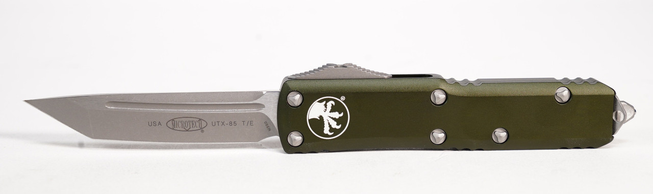 Microtech 233-10APOD UTX-85 Apocalyptic, OD Green Handles