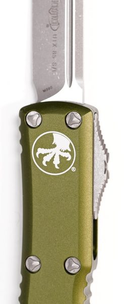 Microtech 231-10APOD UTX-85 Apocalyptic Blade, OD Green