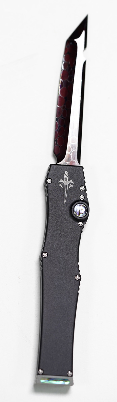 Marfione Custom HALO III Mini Blued Dragon Skin Damascus