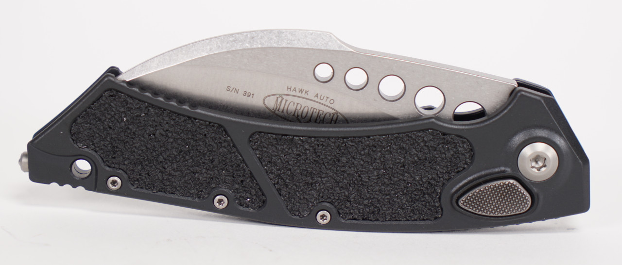 Microtech 166-10 Proof Run Hawk Stonewashed Karambit - Image 4