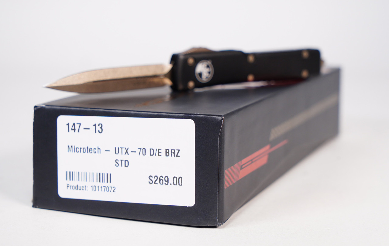 Microtech 147-13 UTX-70 Double Edge Bronze Standard - Image 3