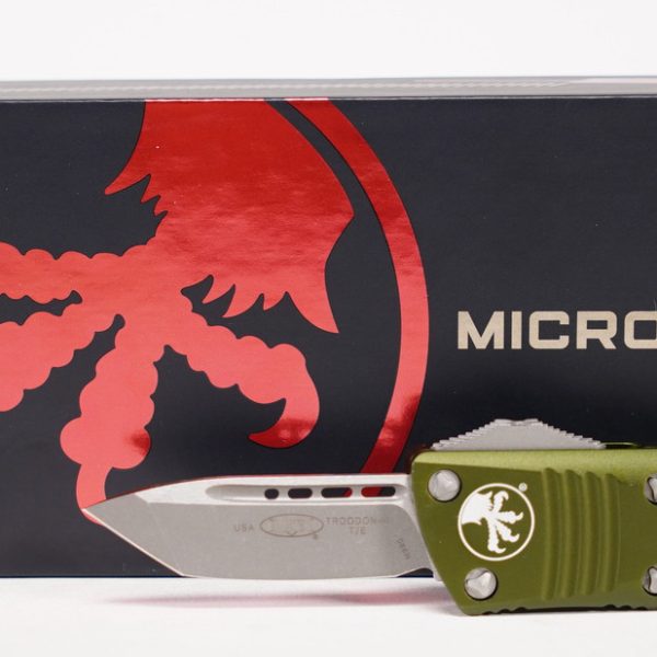 Microtech 240-10APOD Troodon Mini Apocal Tanto, OD Green
