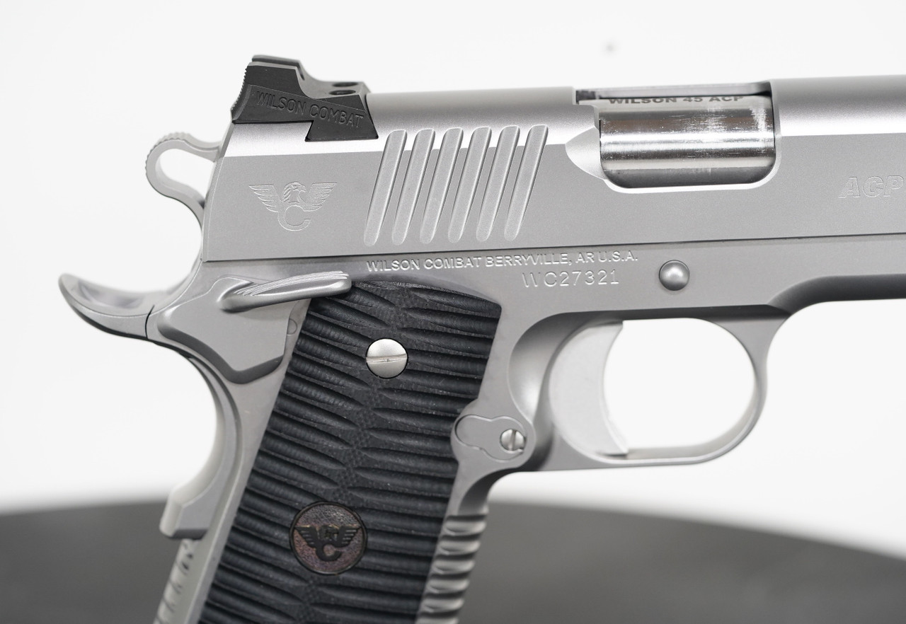 Wilson Combat ACP 45 acp 4" Stainless Steel Free S&H - Image 18