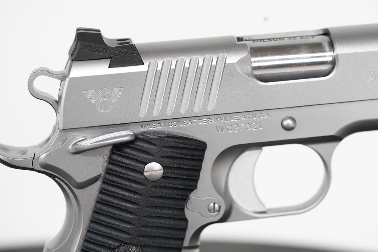 Wilson Combat ACP 45 acp 4" Stainless Steel Free S&H - Image 13
