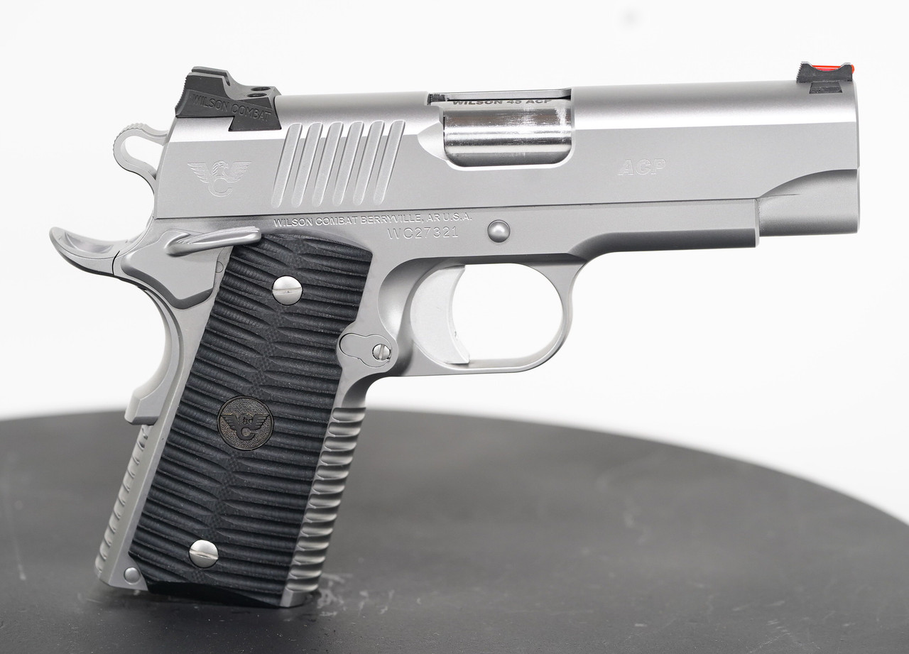 Wilson Combat ACP 45 acp 4" Stainless Steel Free S&H - Image 8