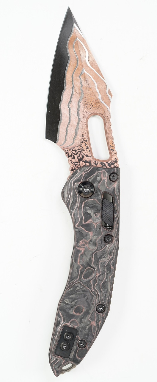 Microtech 169RL-16MS1 Stitch Baker Forge Damascus