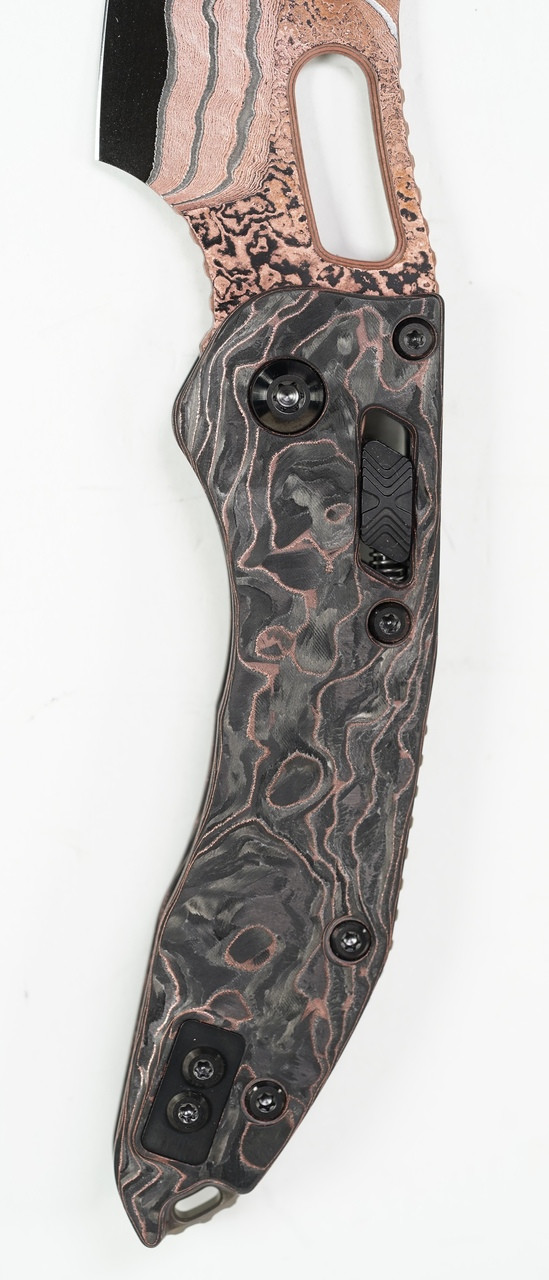 Microtech 169RL-16MS1 Stitch Baker Forge Damascus - Image 9