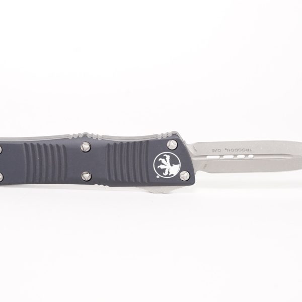Microtech 138-10AP Troodon Apocalyptic, Black Handles