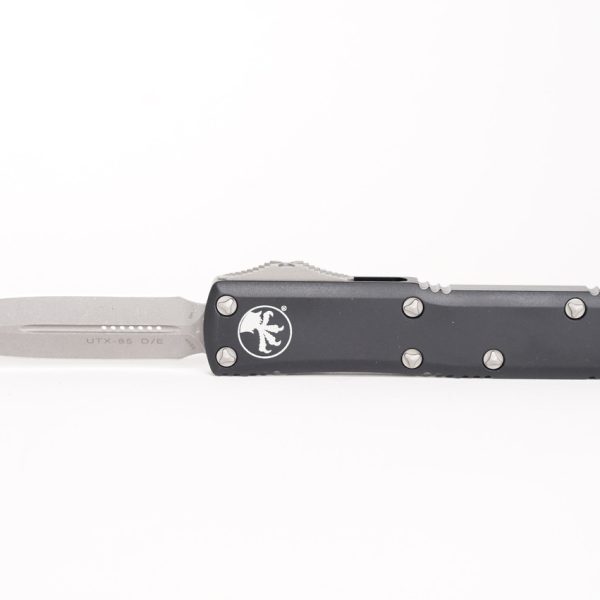 Microtech 232-10AP UTX-85 Apocalyptic D/E, Black Handles