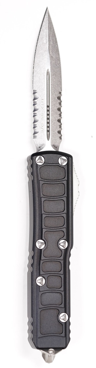 Microtech 232II-11S UTX-85 Signature Series STW, BLK Handles