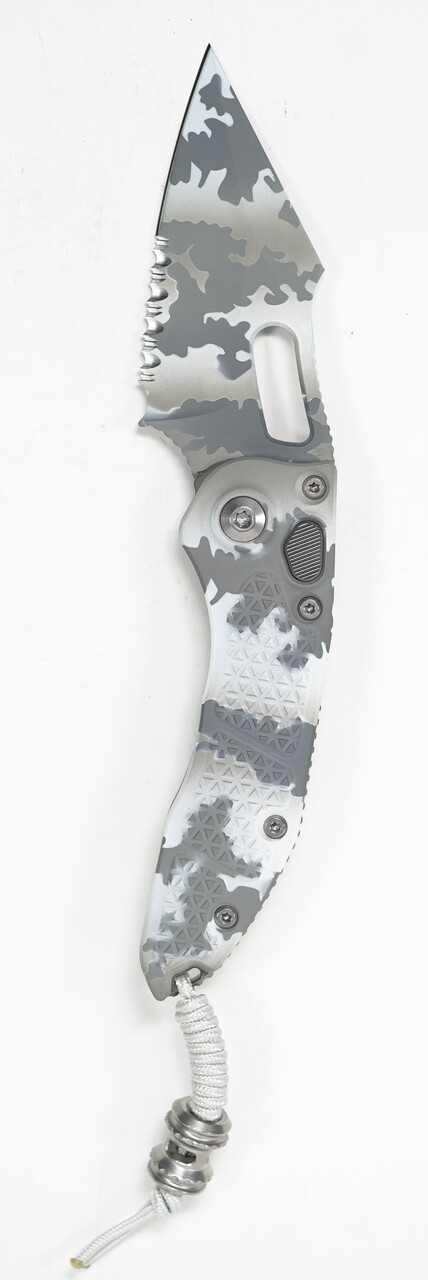 Microtech 169-2ACS STITCH Arctic Camo P/S