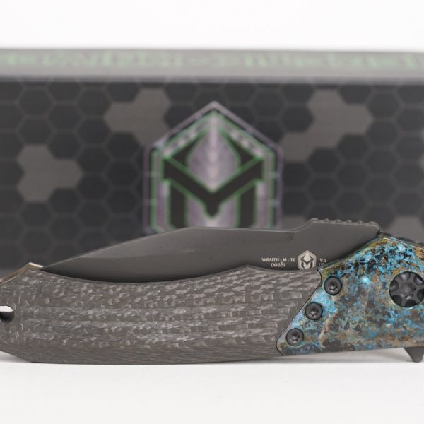 Heretic Wraith - Tanto DLC - Carbon Fiber w/Chemtina Brass