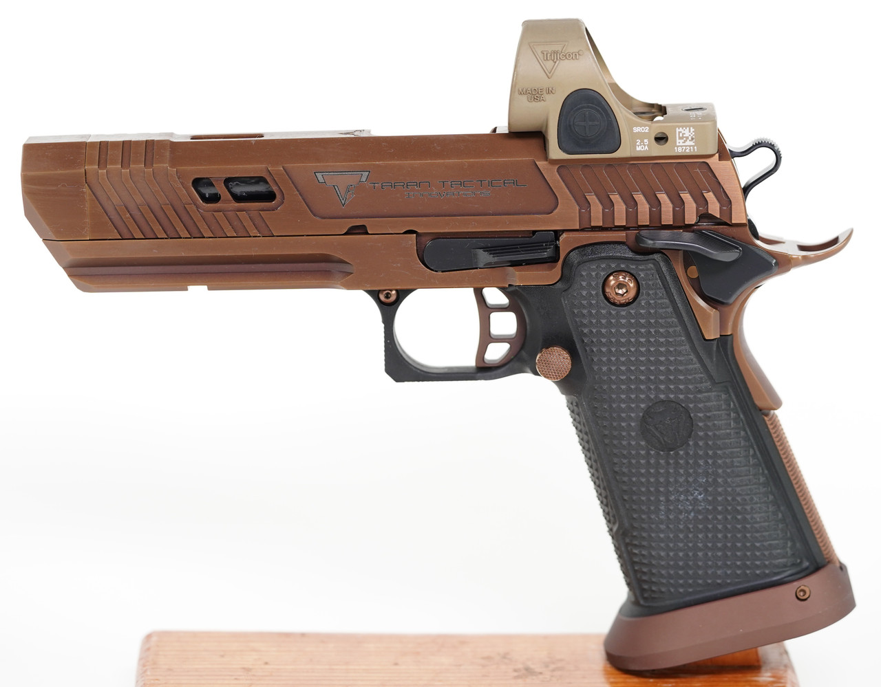 Taran Tactical Sand Viper SOLID w/ SRO Limited 9mm - Image 3