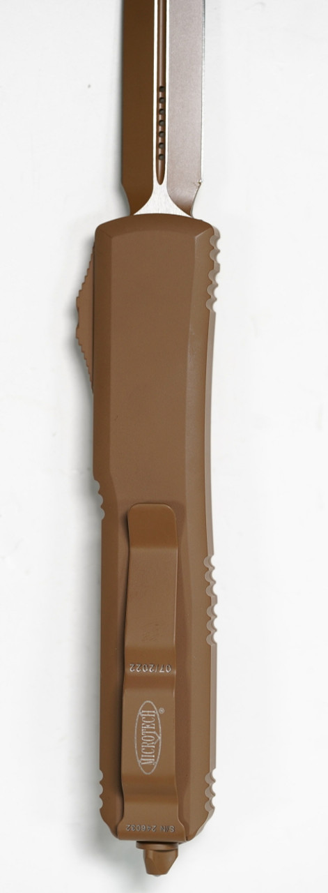 Microtech 122-1CTA Ultratech Tan Cerakote Double Edge Dagger - Image 6