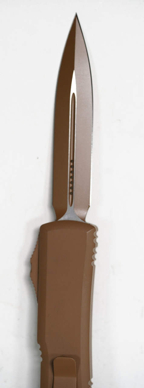 Microtech 122-1CTA Ultratech Tan Cerakote Double Edge Dagger - Image 5