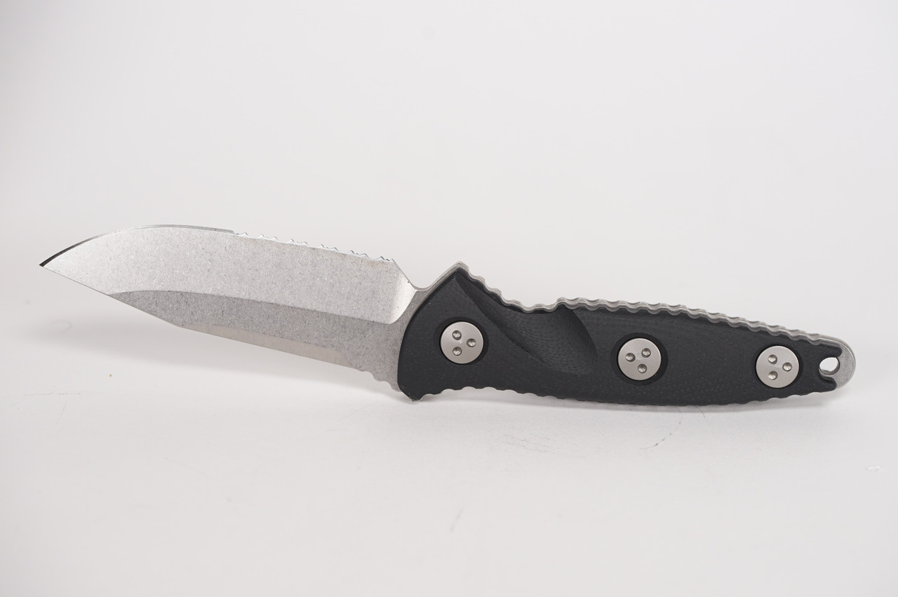 Microtech 113M-11 Socom Alpha Mini Stonewashed, G10 Handles - Image 3