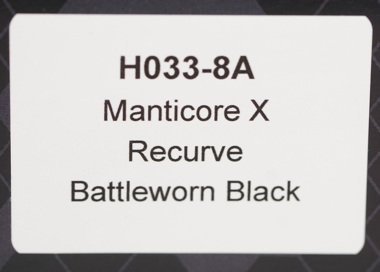 Heretic H033-8A Manticore X Recurve BLK, Battleworn BLK - Image 5