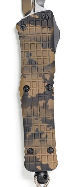 Microtech 142-3FRCCS Combat Troodon FRAG Coyote Camo