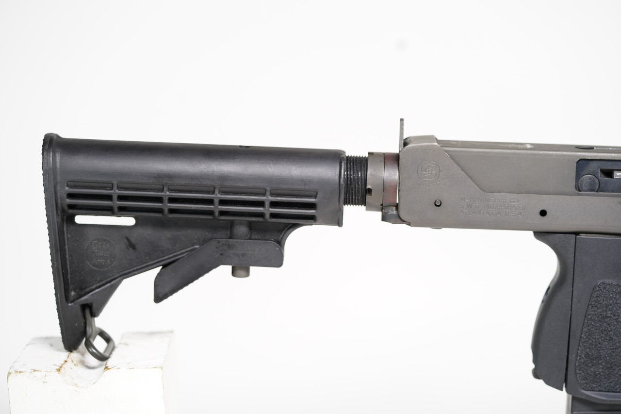 SWD INC M-11 9mm with AR-15 Buttstock and upgraded magwell - Image 8