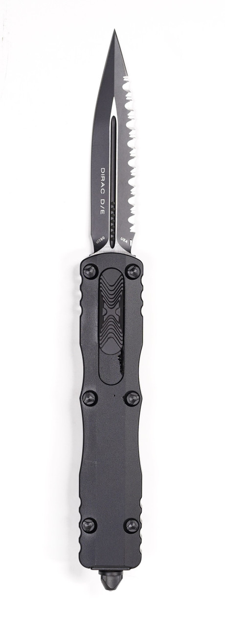 Microtech 225-3T Dirac Tactical Black F/S Blade, BLK Handles