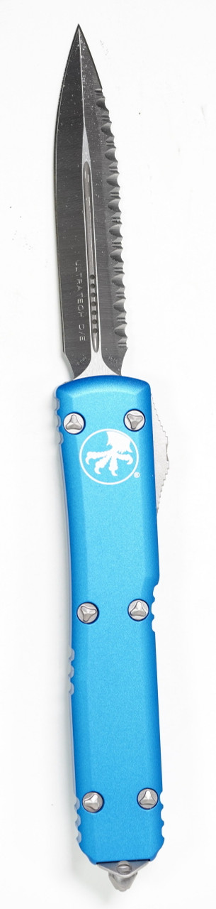 Microtech 122-6BL Ultratech Satin, Blue Handle