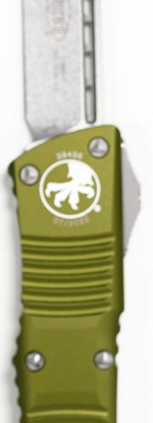 Microtech 143-10OD Combat Troodon, OD Green Aluminum Handle