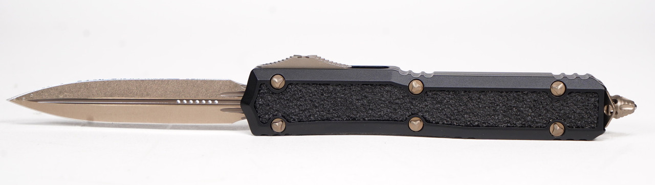 Microtech 206-13s Makora Signature Series BRZ, Blk Handle