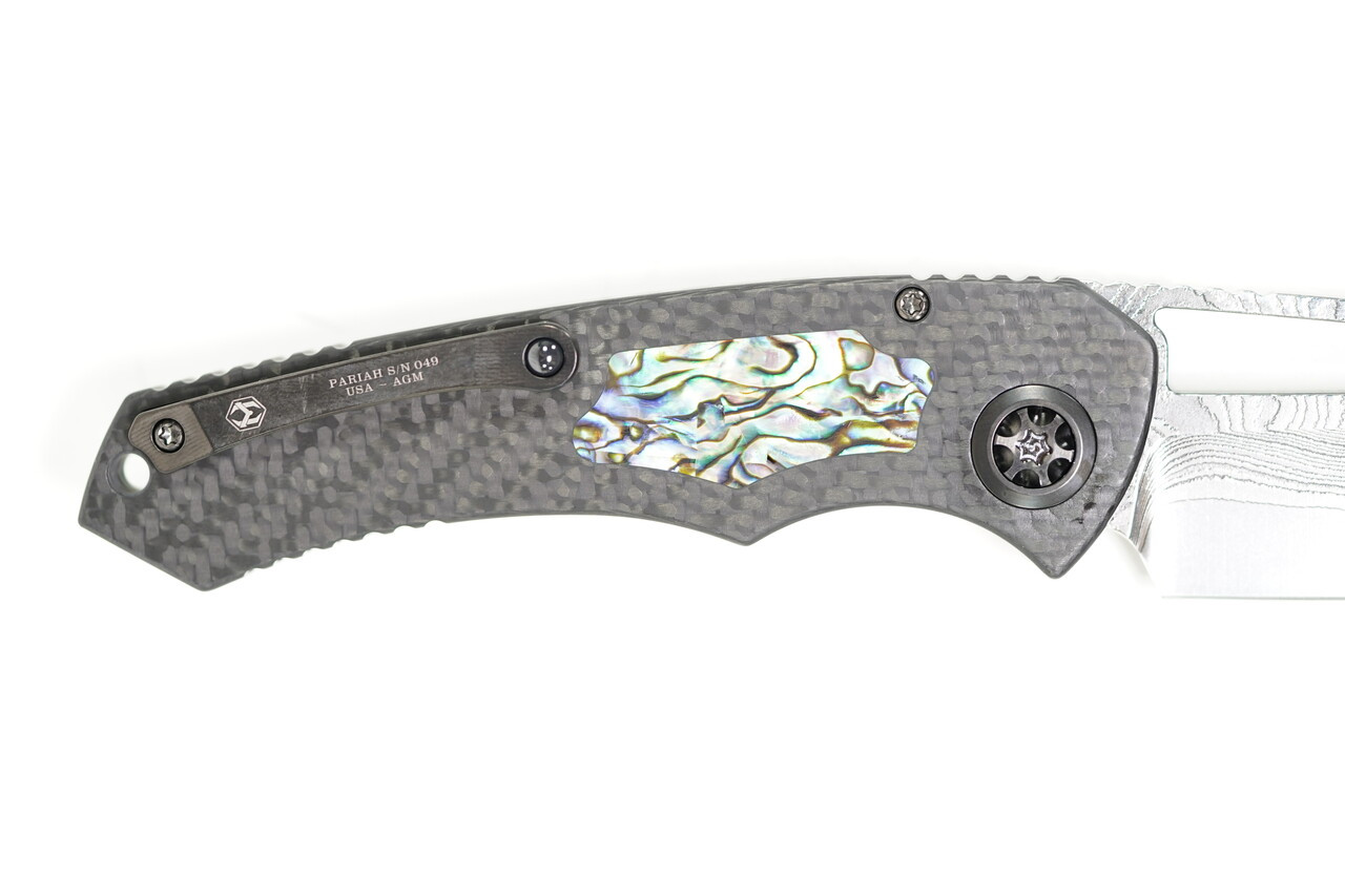 Heretic Pariah Manual Vegas Forge Wood Grain Damascus - Image 5