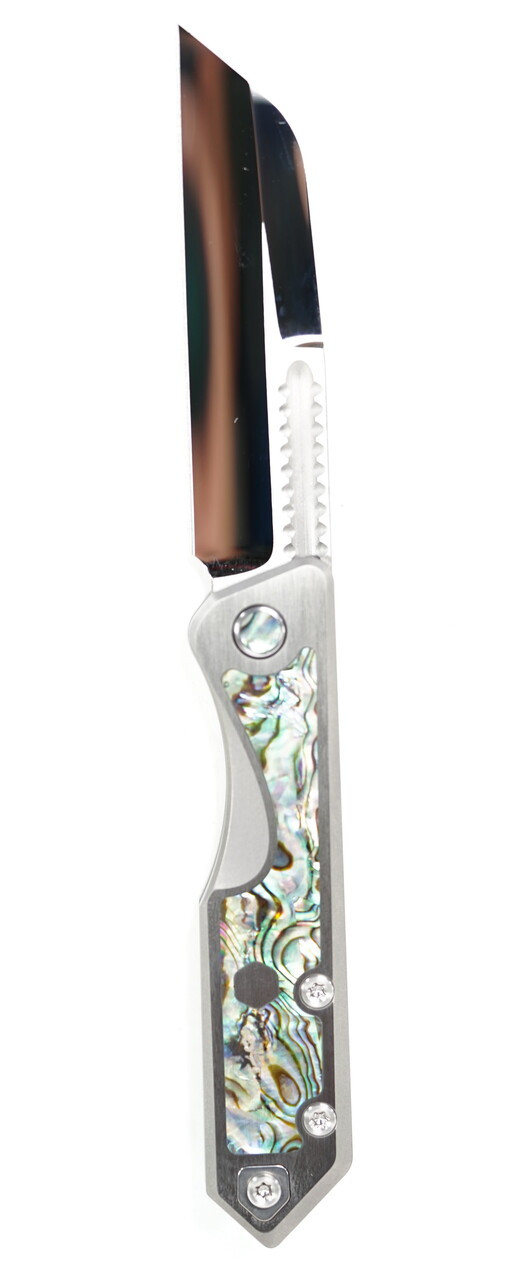 Heretic Jinn Mirror Polish w/ Abalone Inlay