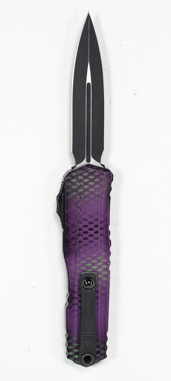 Microtech 1242-1PUX51S Cypher® II D/E Signature Series Purple X-51 Standard