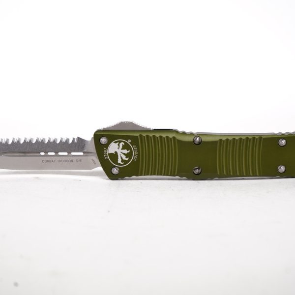 Microtech 142-12OD Combat Troodon Stw, OD Green Handle
