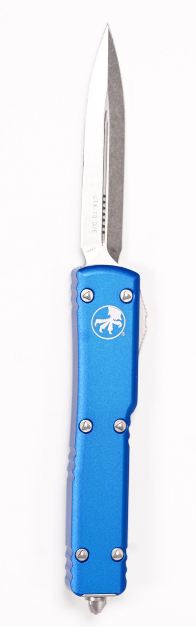 Microtech 147-10BL UTX-70 Stonewashed D/E, Blue