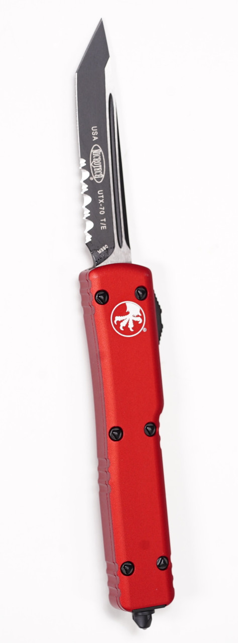Microtech 149-2RD UTX-70 Black, Red Handle