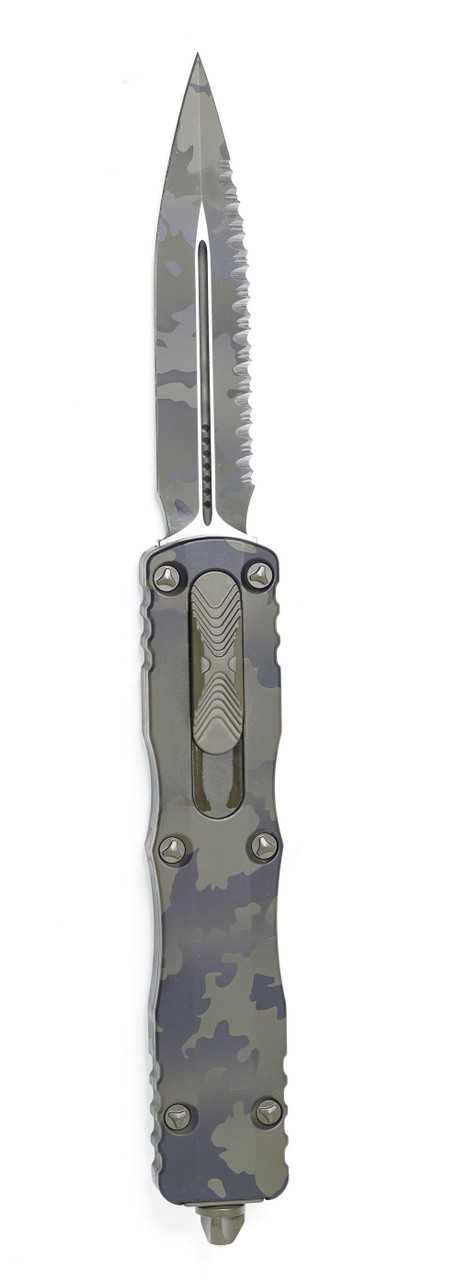 Microtech 227-3OCS Dirac Delta, Olive Camo Handles