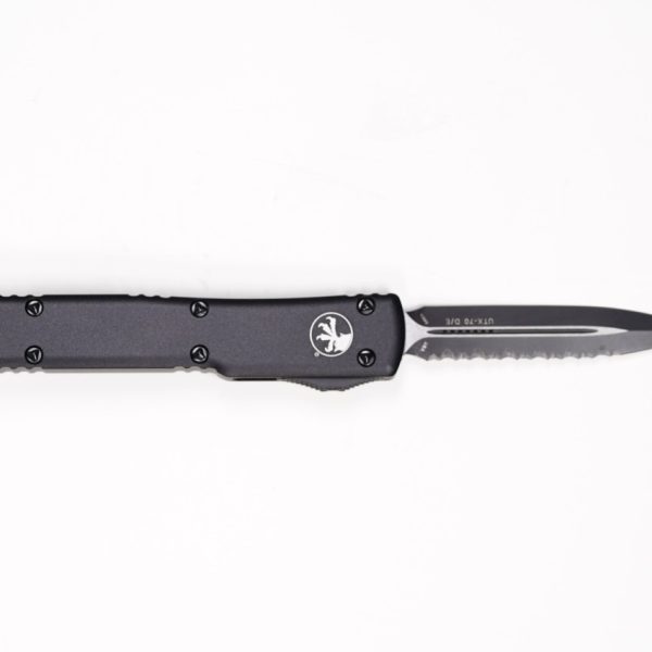 Microtech 147-3T UTX-70 Full Serrated Black