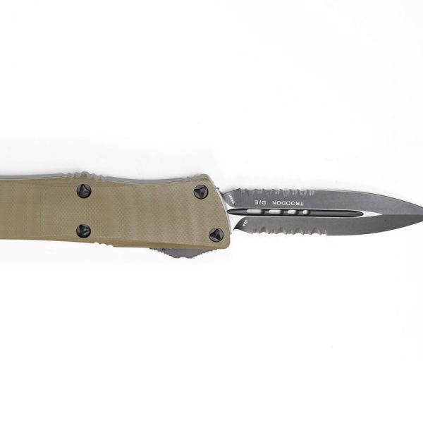Microtech 138-2GTODS Troodon Signature Series, G10 OD GRN