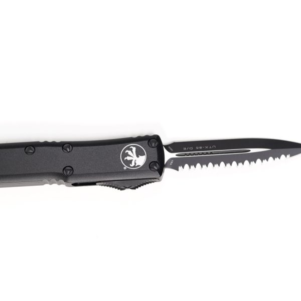 Microtech 232-3T UTX-85 Tactical Black, Black Handles