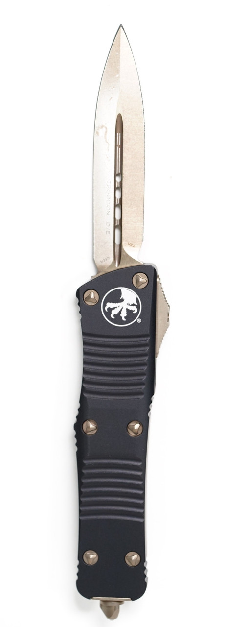 Microtech 138-13 Troodon D/E Bronze, Black Handle