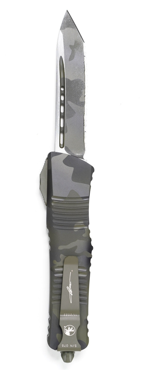 Microtech 144-3OCS Combat Troodon Olive Camo