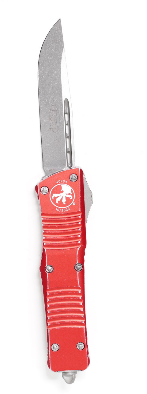 Microtech 143-10DRD Combat Troodon APOC Distressed Red