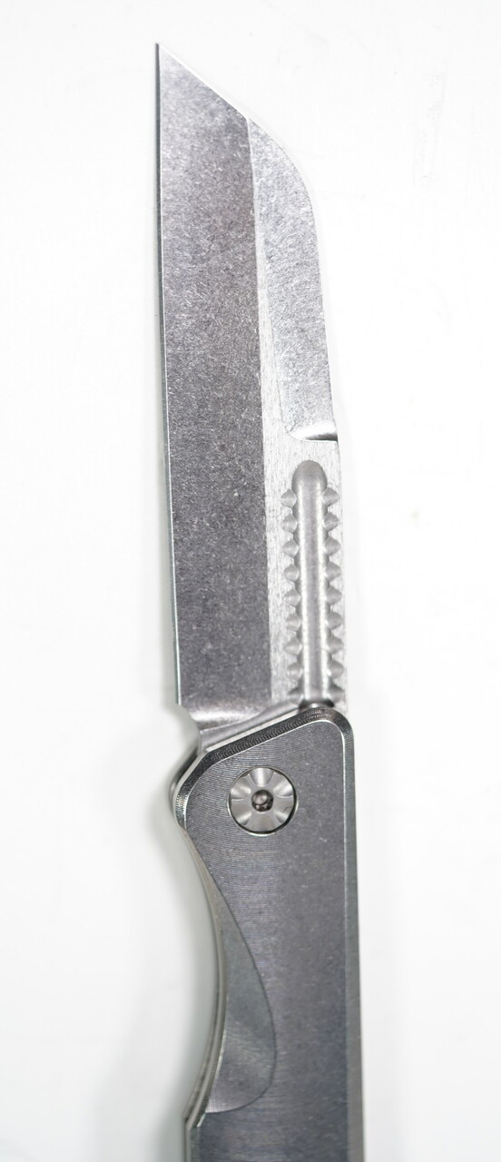 Heretic Jinn Proto Stonewash Magnacut Tumbled Ti Scales