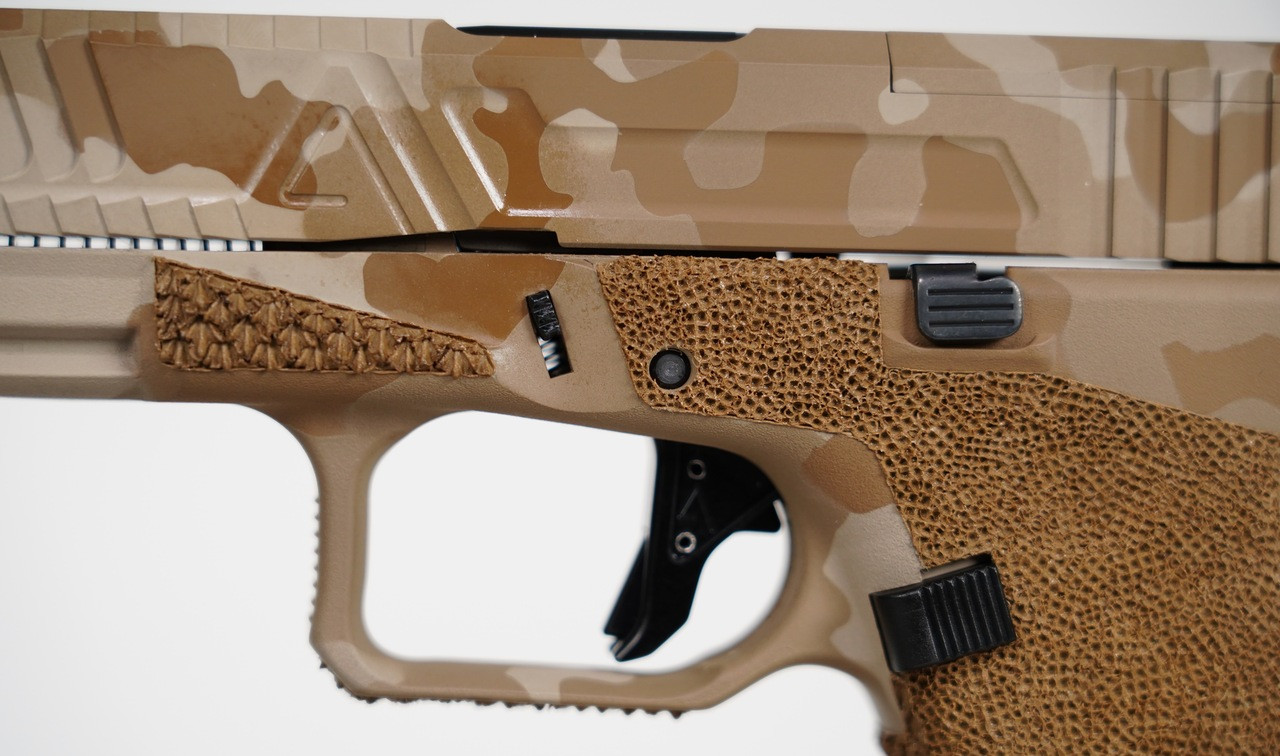 Agency Arms Glock 19X Flecktarn Desert Camo 9mm - Image 18